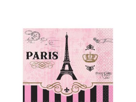 A Day In Paris Beverage Tissues 16pcs For Cheap