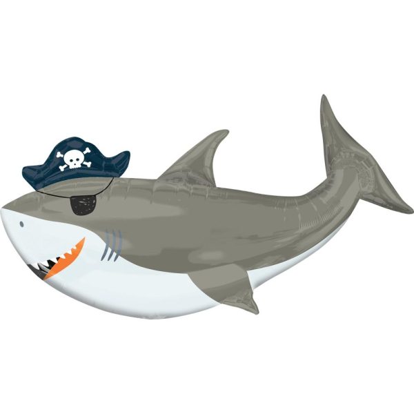 Ahoy Birthday Shark SuperShape Balloon 104x58cm Fashion