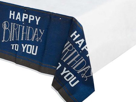 Happy Birthday Man Paper Table Cover Online Sale