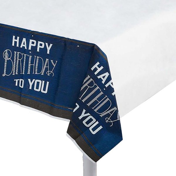 Happy Birthday Man Paper Table Cover Online Sale