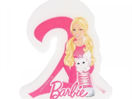 Barbie Sparkle Numeral Candle No. 2 Hot on Sale