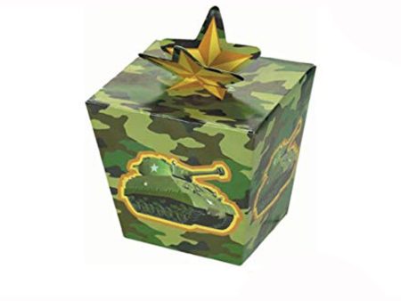 Camouflage Favor Boxes 8pcs Online Sale