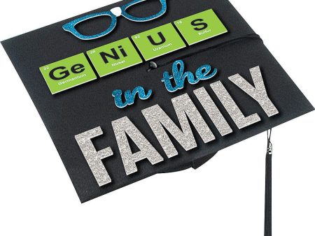 Genius In The Family Grad Cap Decorating Kit 1pc For Discount