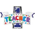 #1 Teacher SuperShape Foil Balloon 96x66cm Online Sale