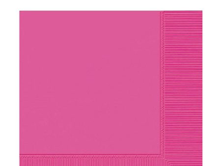 Bright Pink Lunch Tissues 20pcs Cheap