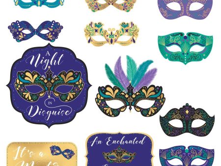 A Night In Disguise Paper Cutouts 12pcs For Sale