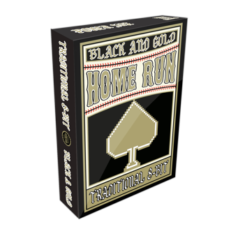 8-Bit Playing Cards Traditional Black and Gold Deck Sale