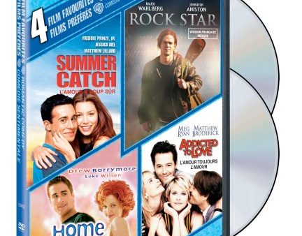 4 FILM FAVORITES ROMANTIC COMEDY: SUMMER CATCH   ROCK STAR   HOME FRIES   ADDICTED TO LOVE (BILINGUAL) Hot on Sale